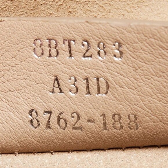 Fendi Light Beige/Pink Nappa Leather Bow Kan I Medium Shoulder Bag - Picture 10 of 12